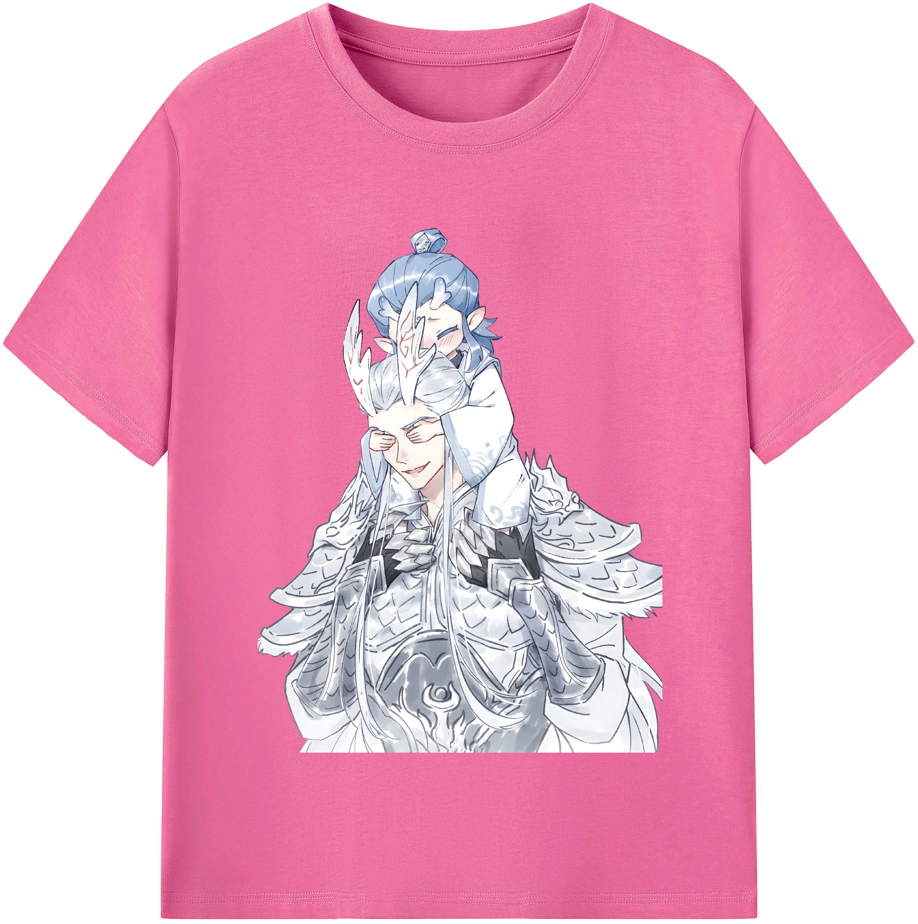 （画像用） Ne Zha 2 ナタ 魔童の大暴れ レディースカジュアルプリントTシャツ（綿100％）